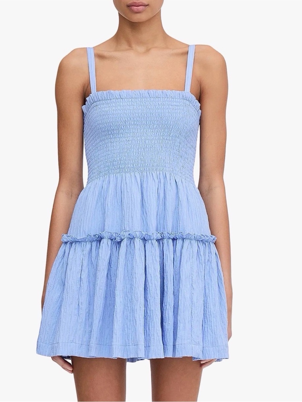 Hill House The Seraphina Mini Nap Dress Bluebird Size S